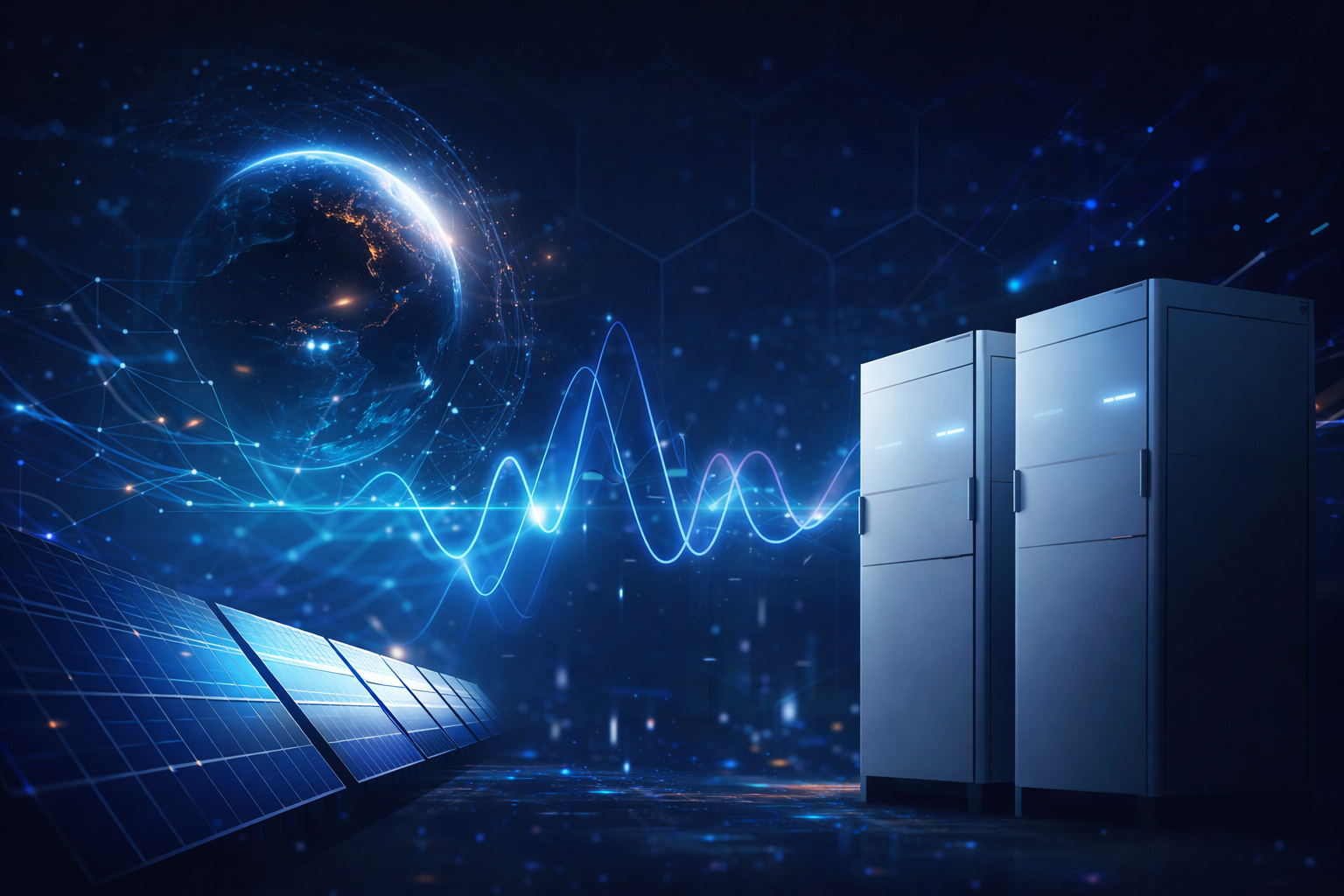 Solar and energy storage trading